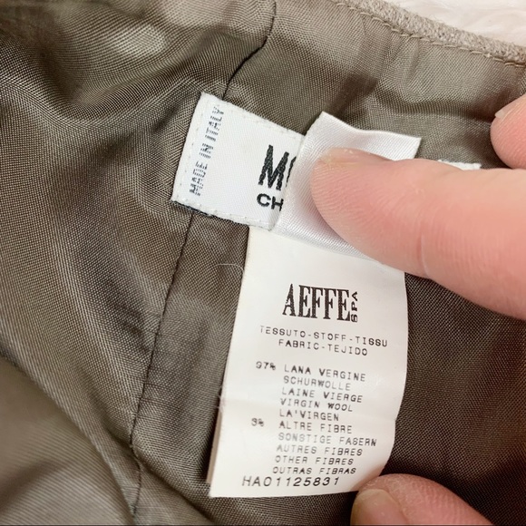 Moschino Cheap and Chic Wool knee length straight skirt with embroidered pattern - Picture 11 of 13